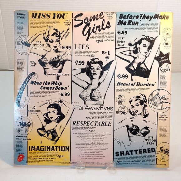 The Rolling Stones ~ Some Girls (Vinyl LP, 1978) Banned Cover 39108 - Picture 6 of 6